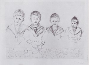 The Four Sons of Dr. Linde by Edvard Munch
